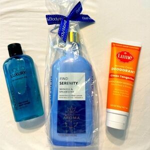 Lume Body Deodorant/Bath & Bodywork’s Lotion/Beauty Society Shower Oil-New&Used